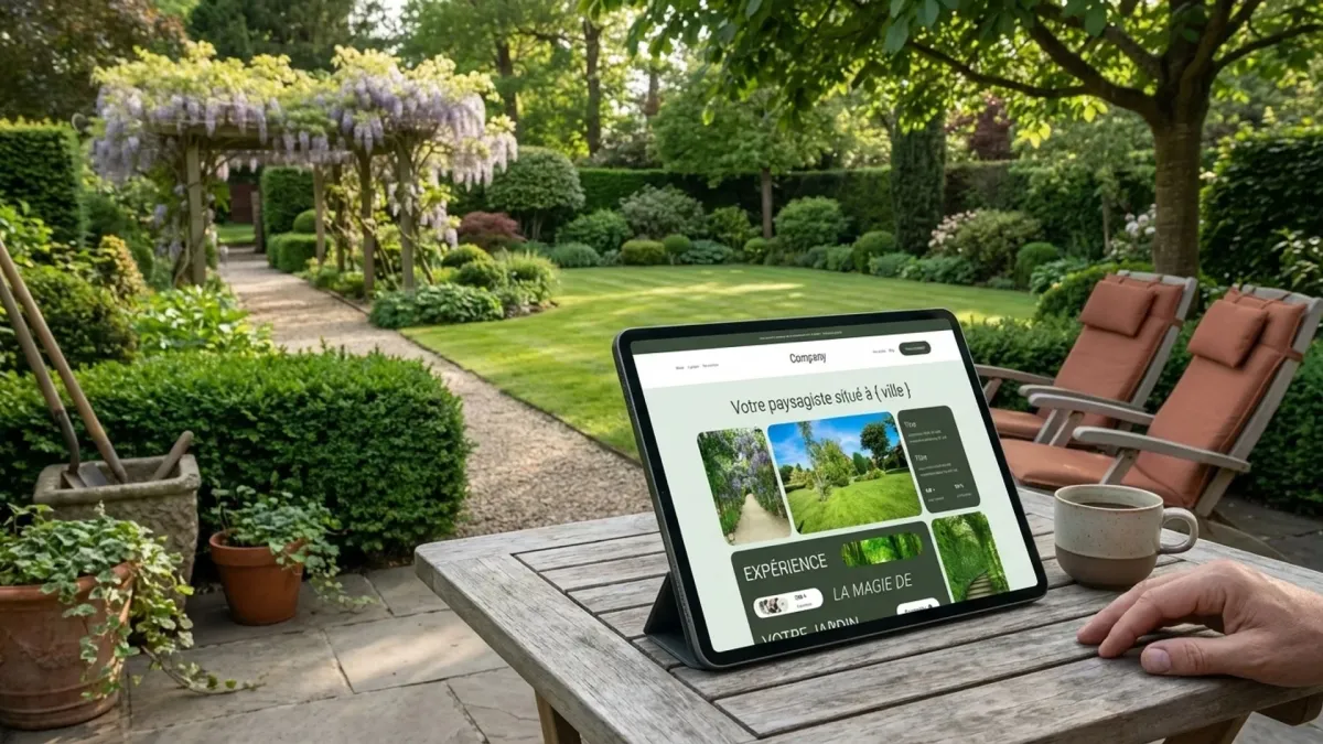Template Paysagiste